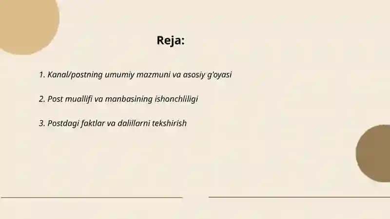 Kanal/post mazmuni 2