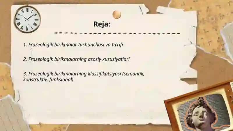 Frazeologik birikmalar nazarya kursi 2