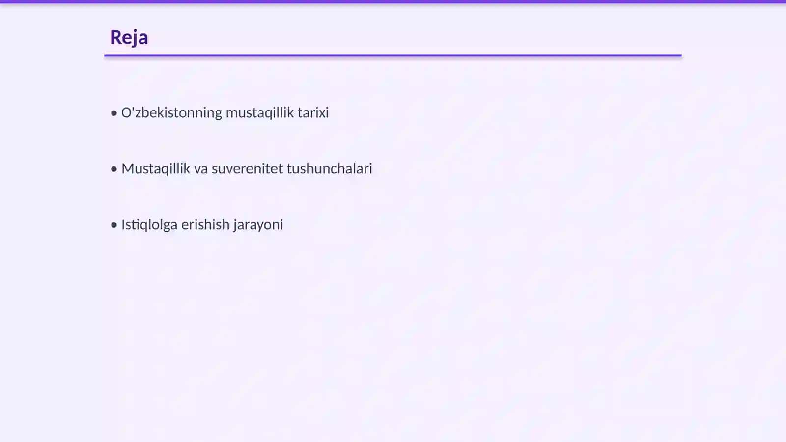 O'zbekistonning Mustaqillik Tarixi 2