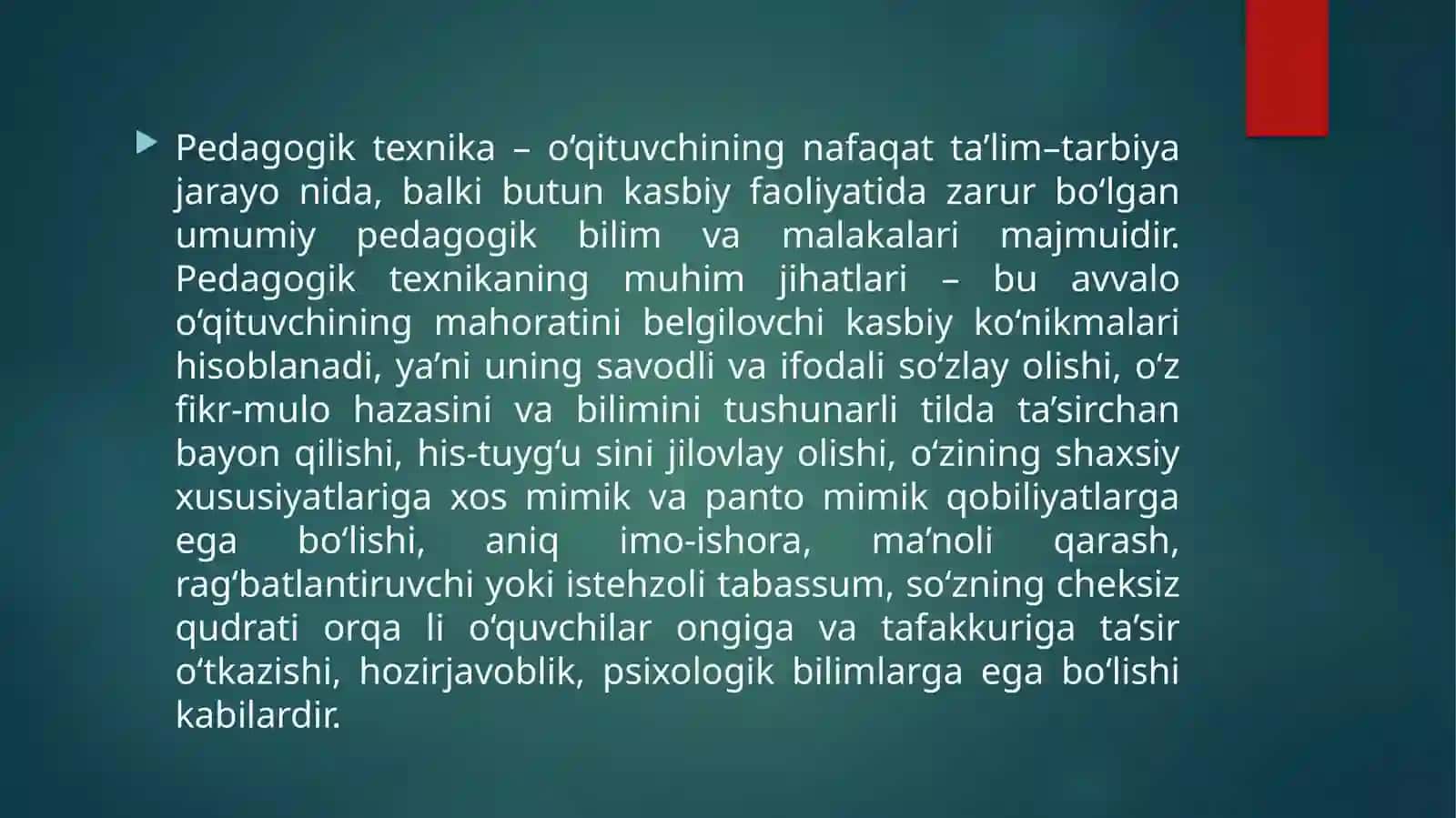 Pedagogning innovatsion faoliyati 2