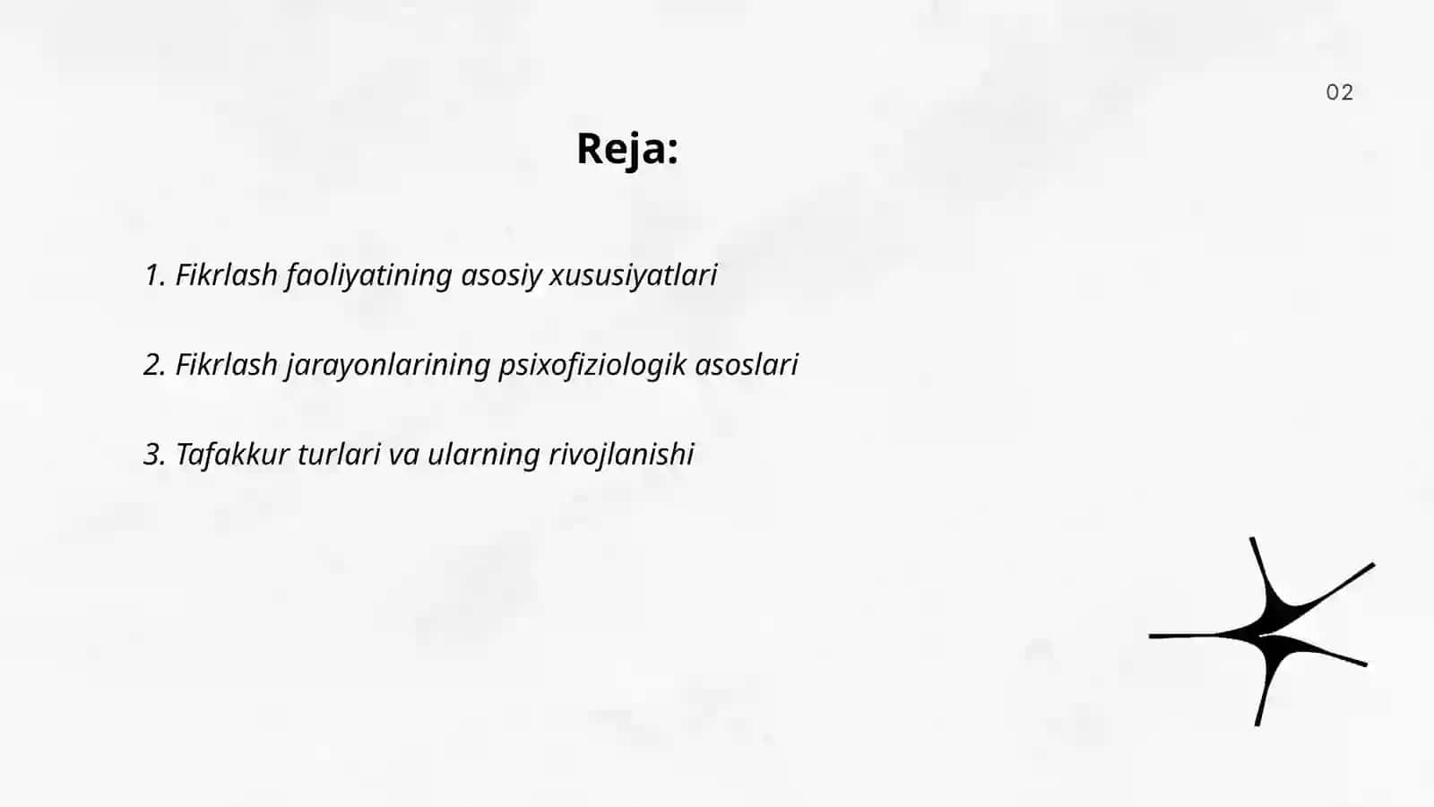 Fikrlash faoliyatining psixofiziologiyasi haqida 2