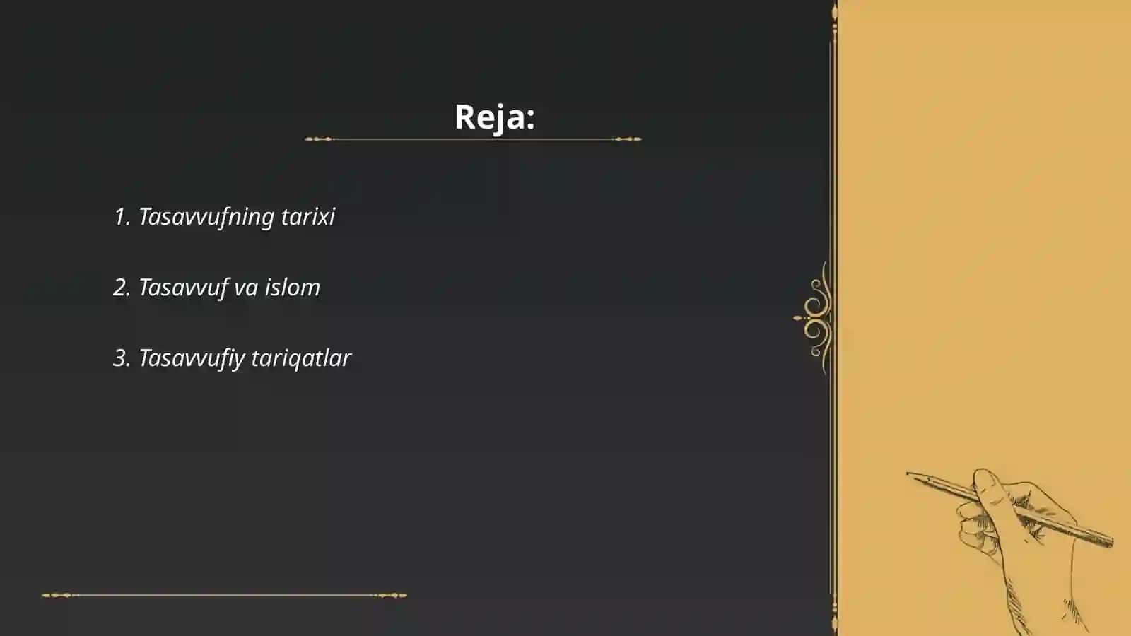 Tasavvuf tushunchasi va uning mohiyati 2
