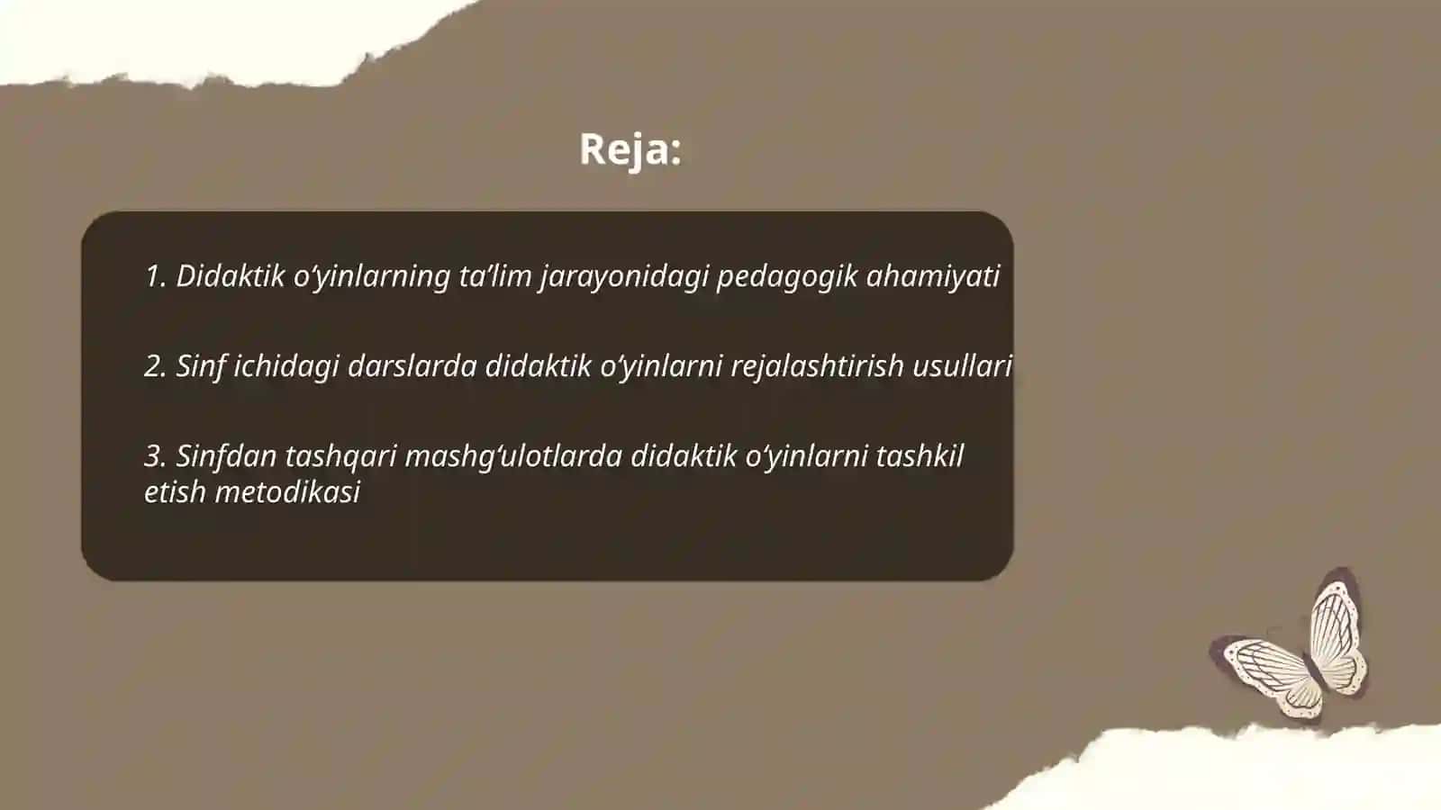 Didaktik o‘yinlarni qo‘llash metodikasi 2