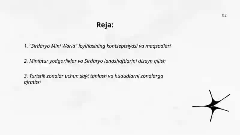 Sirdaryo Mini World loyihasi 2
