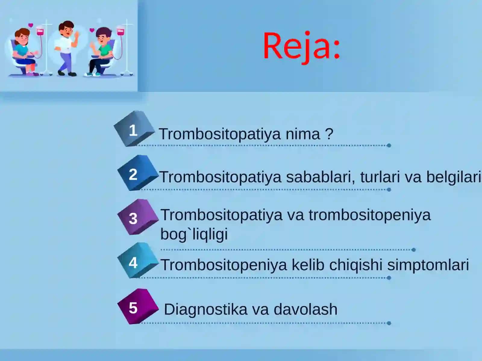 Nasliy va orttitilgan trombositopatiya va trombositopeniya 2