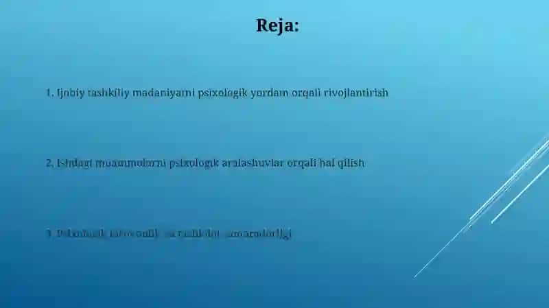 Ishdagi stressning samaradorlikka ta'siri 2