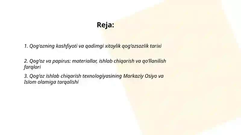 Qogʻoz ishlab chiqarish 2