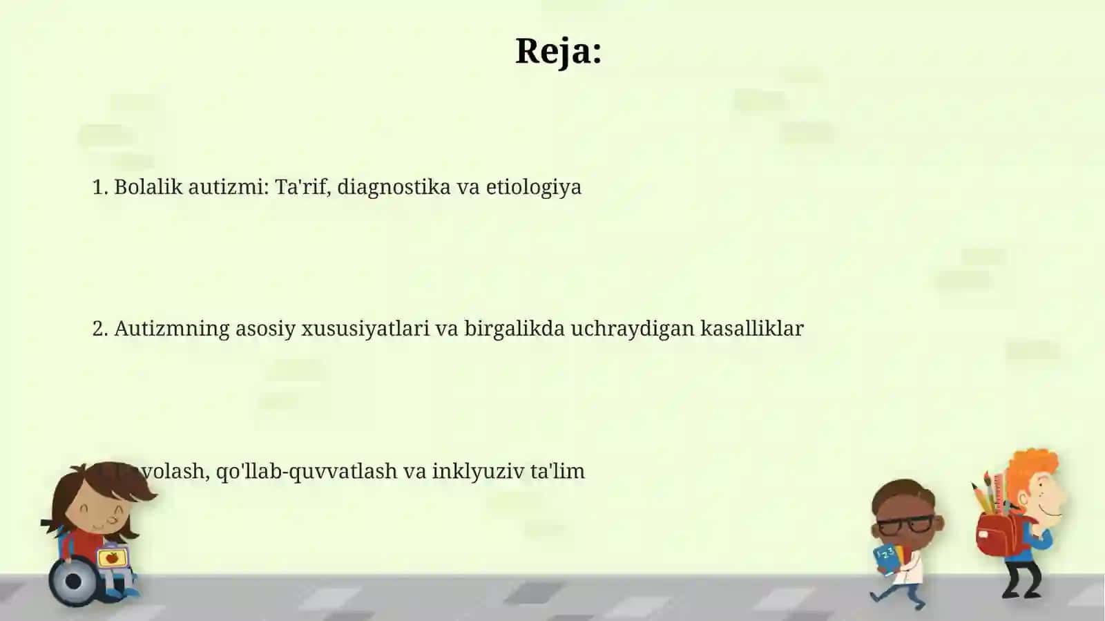 Bolalar autizmi 2