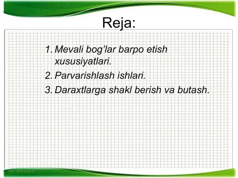 Meva bog'i ustida ishlar 2