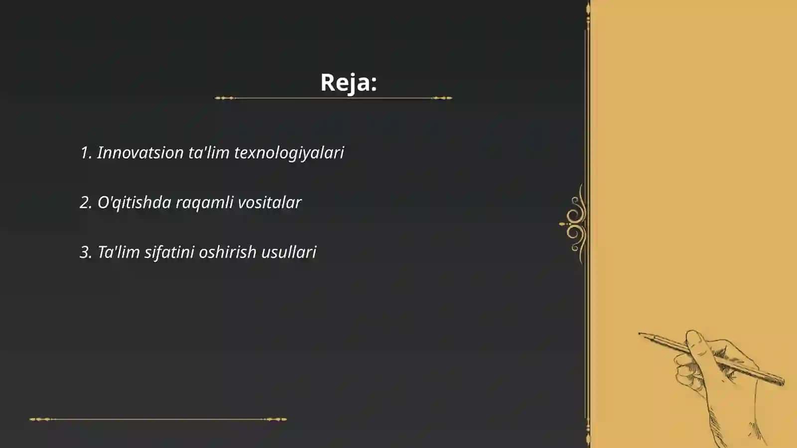 Pedagogik innovatika fanidan ta'lim muassasadagi innovatsion jarayonlari va ularni boshqarish 2