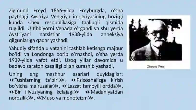 Psixikrivojlanishning Psixoanalitik Yo‘nalishi 2