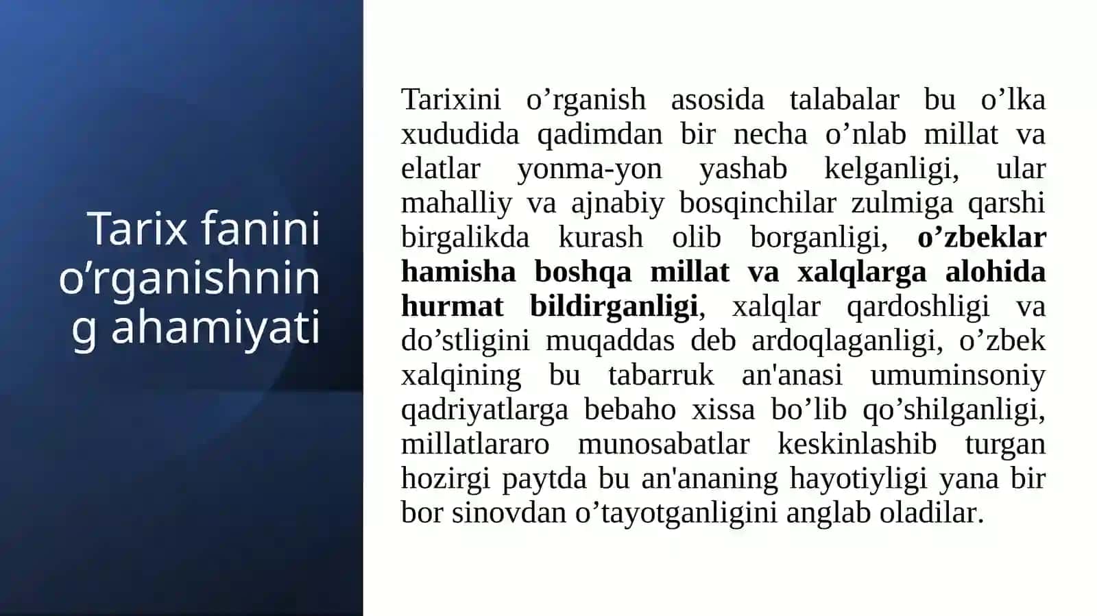 O'zbekistonning eng yangi tarixi 2