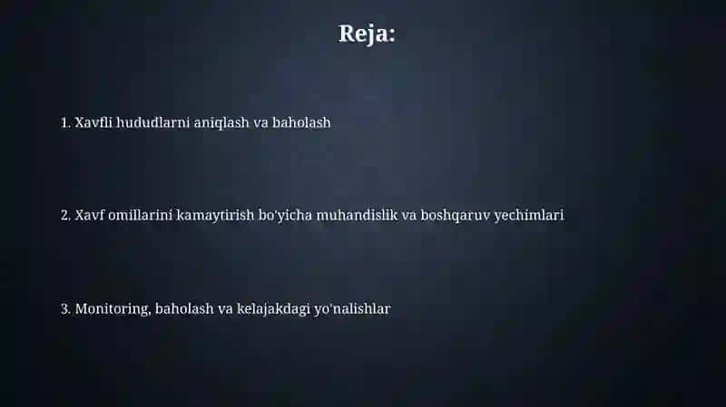 Avtomobilyo'llaridaxavflihududlarnianiqlashvaularnikamaytirishchoralari 2