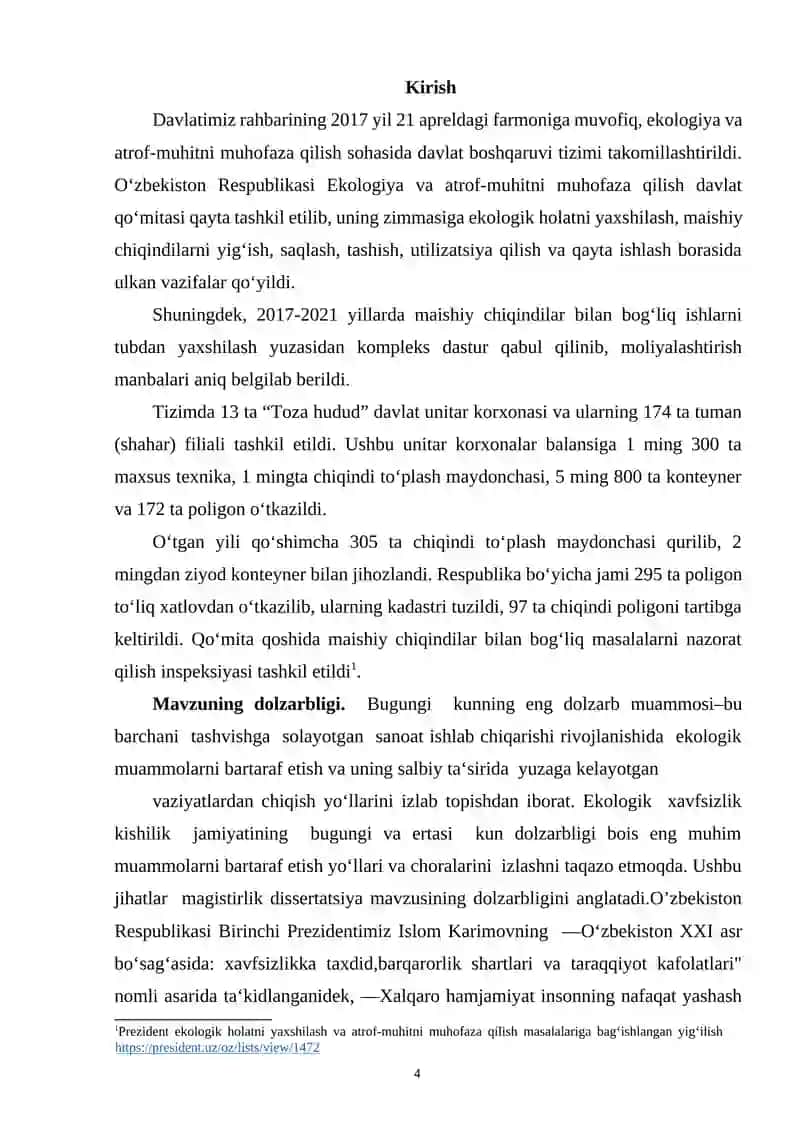 MINTAQAVIY TARAQQIYOTINING EKOLOGIK JIHATLARI VA TABIATDAN FOYDALANISHNING MINTAQAVIY MUAMMOLARI 2