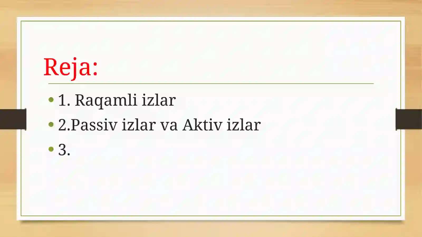 Raqamli izlar va ularning turlari 2