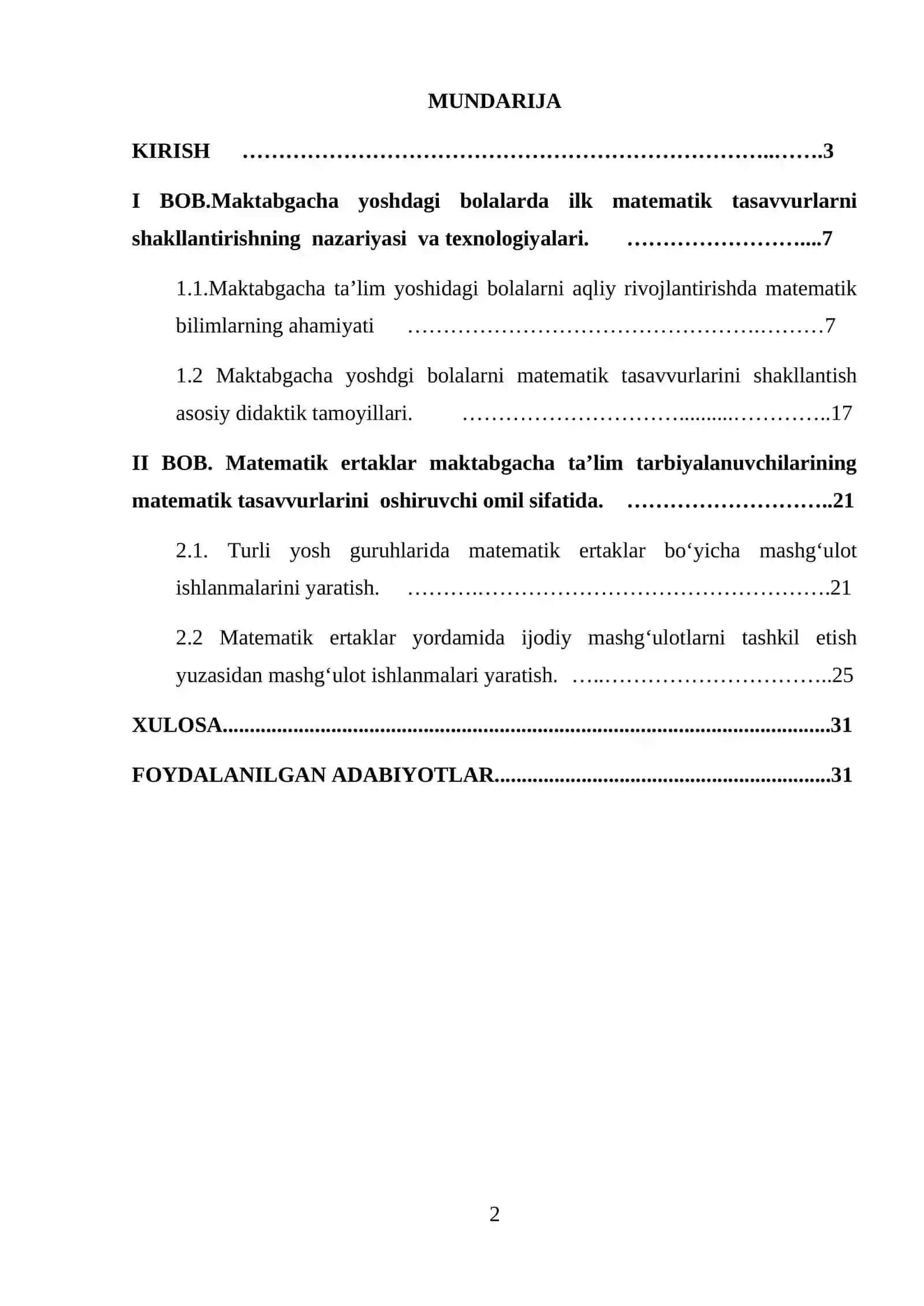 MATEMATIK TASAVVURLARNI SHAKLLANTIRISH NAZARIYASI VA TEXNOLOGIYALARI 2