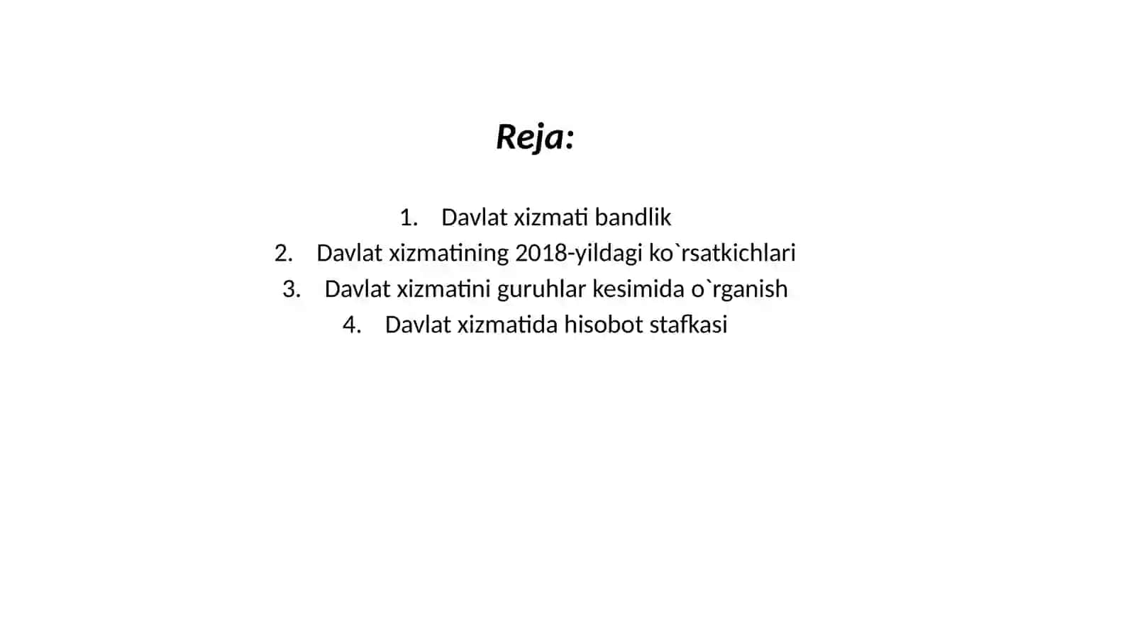 Davlat xizmati 2