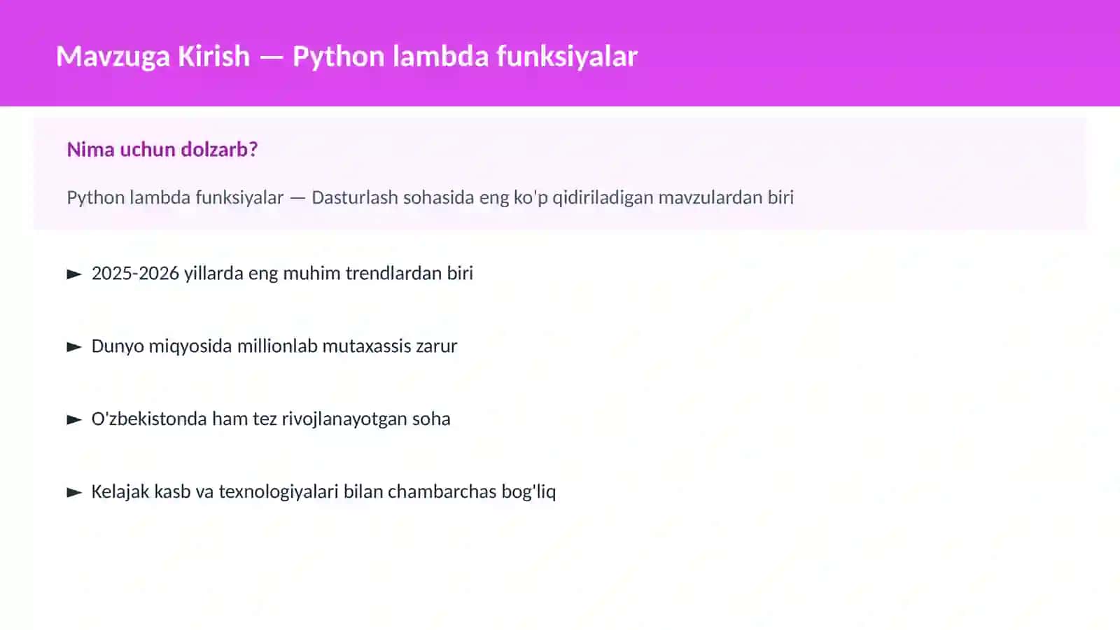 Python lambda funksiyalar 2