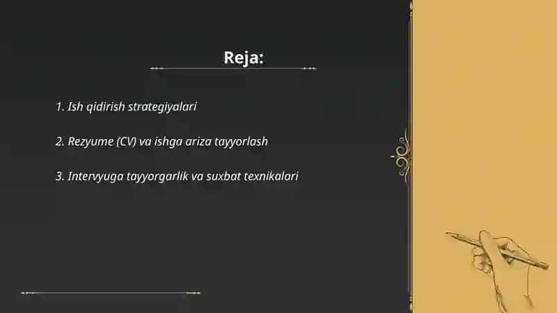 Ish qidirish strategiyalari 2