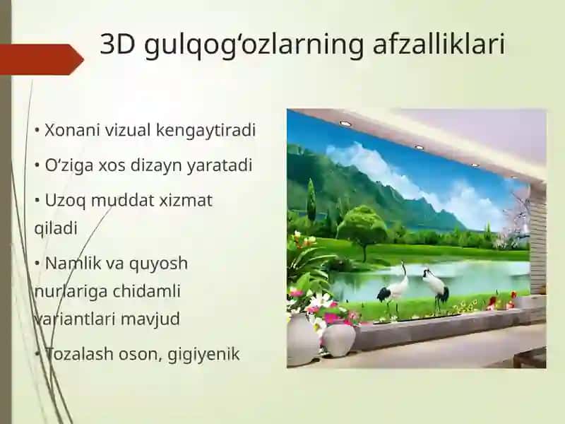 3D gulqog‘ozlarga kirish 2