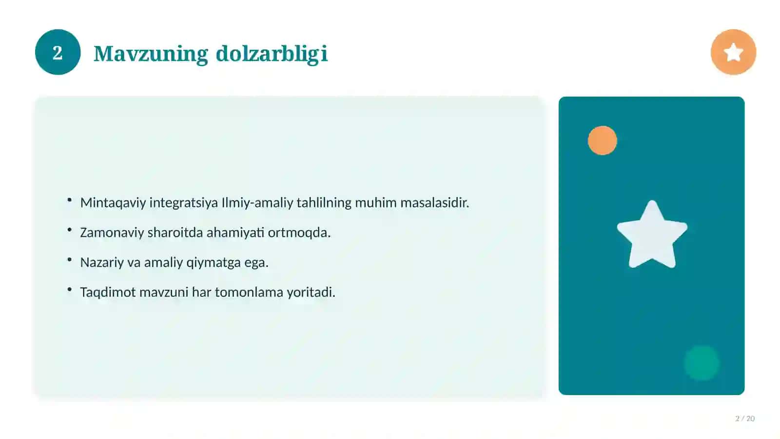 Mintaqaviy integratsiya 2