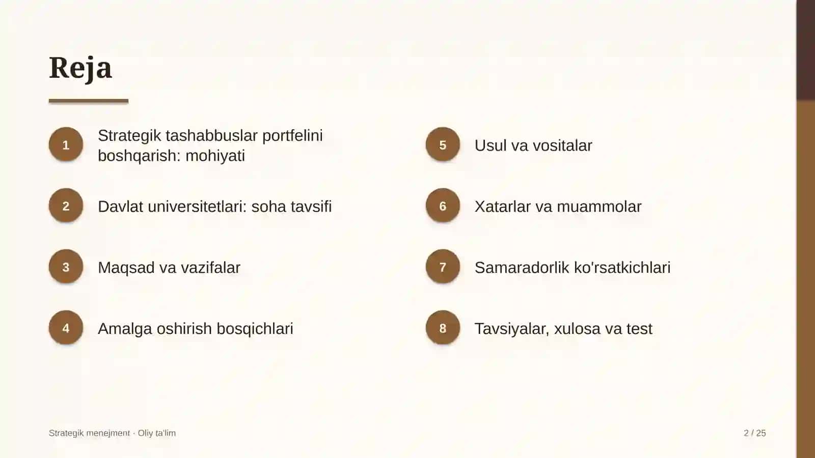 Strategik tashabbuslar portfelini boshqarish 2