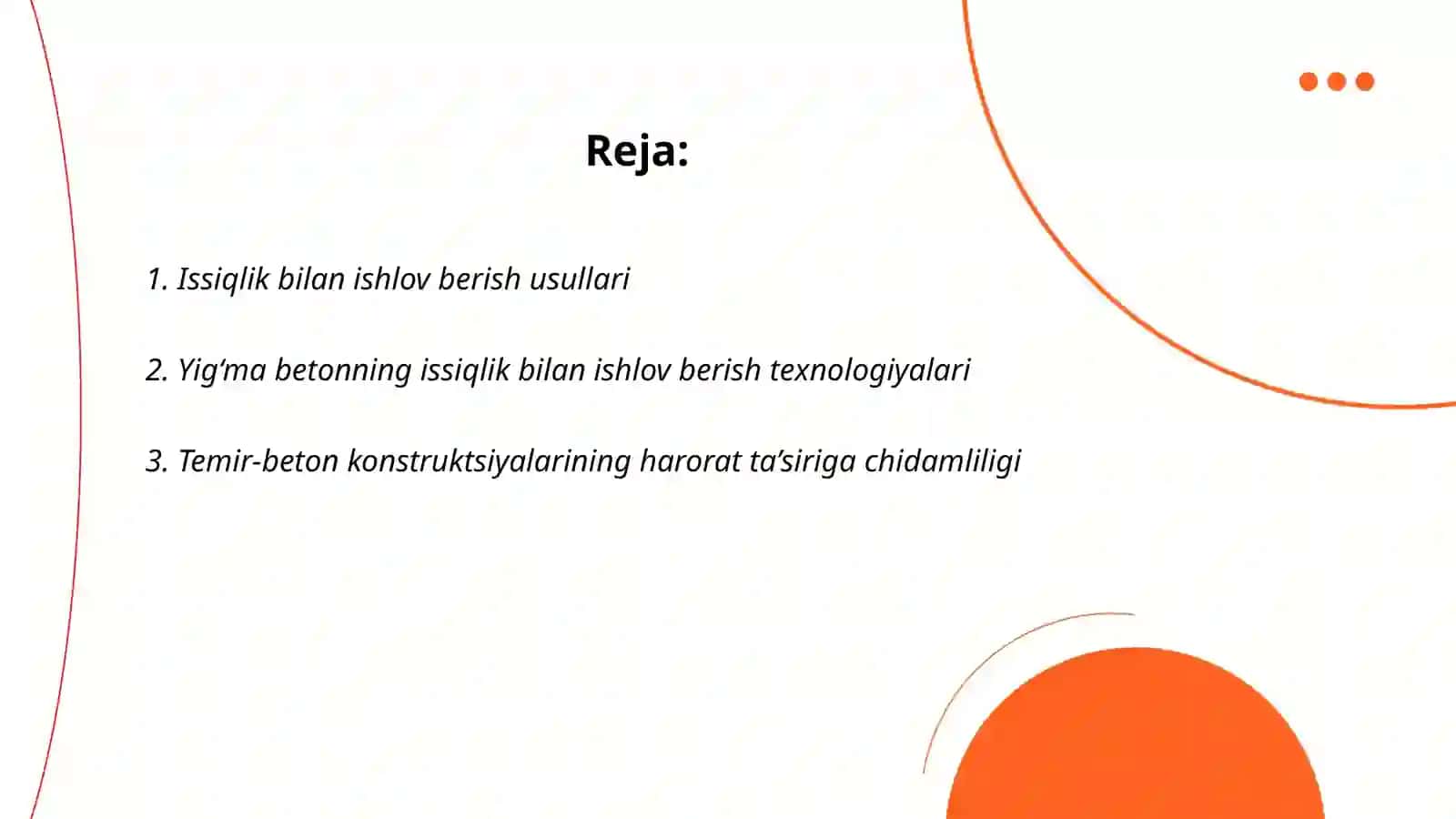 Qurilish sanoatida yigʻma beton va temir betonga issiqlik bilan ishlov berish uchun qoʻllaniladigan har xil issiqlik moslamalari 2