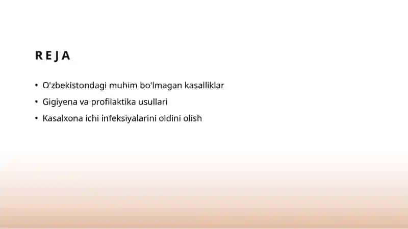O'zbekistondagi Muqaddas bo'lmagan kasalliklar tahlili 2