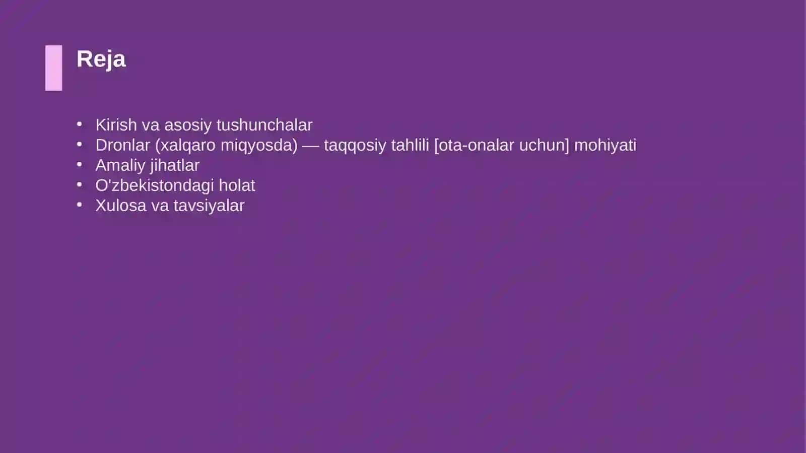 Dronlar (xalqaro miqyosda) — taqqosiy tahlili [ota-onalar uchun] 2