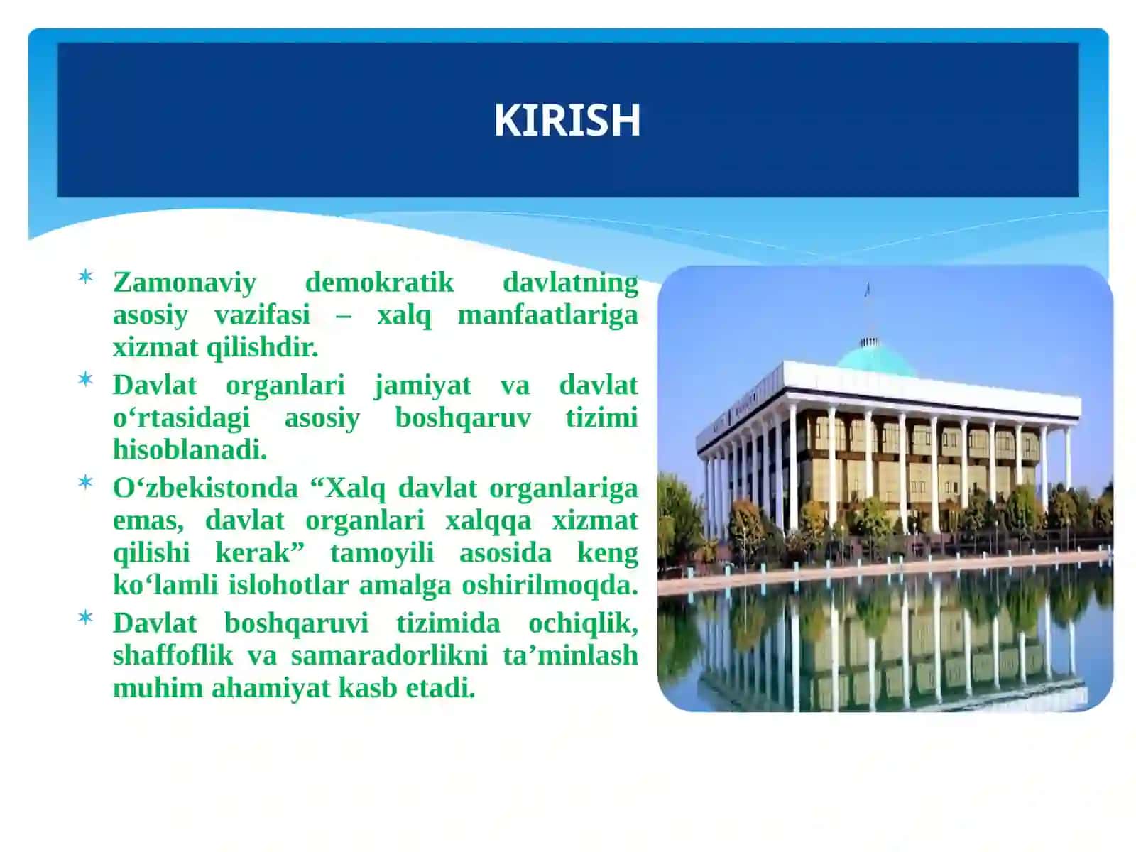 Davlat organlari – xalqqa xizmat qilishning samarali vositasi 2