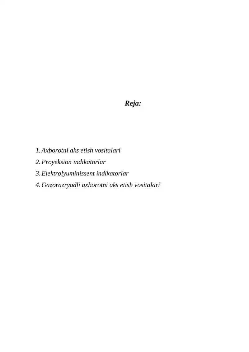 AVTOMATIKANING FUNKSIONAL ELEMENTLARI 2