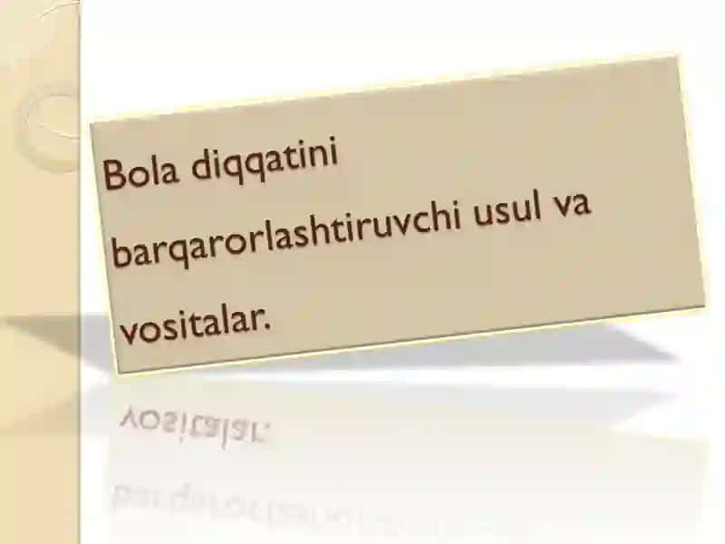 Donaeva Shaxnozaning Bolalar psixalogiyasi fanidan tayyorlagan mustaqil ishi 2