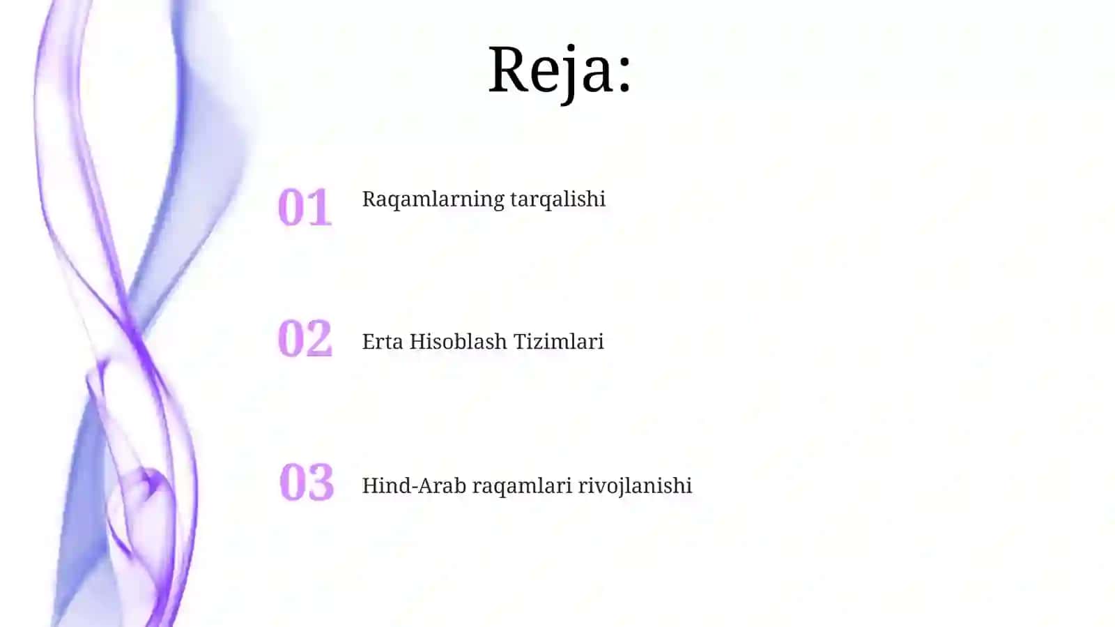 Hind-Arab raqamlari rivojlanishi 2