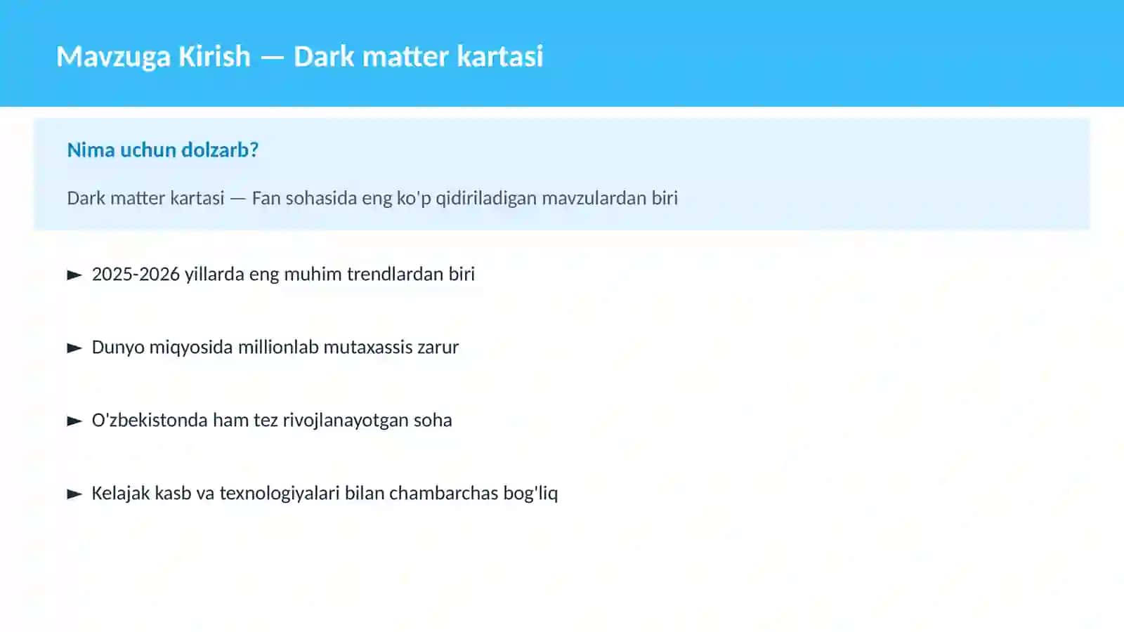 Dark matter kartasi 2