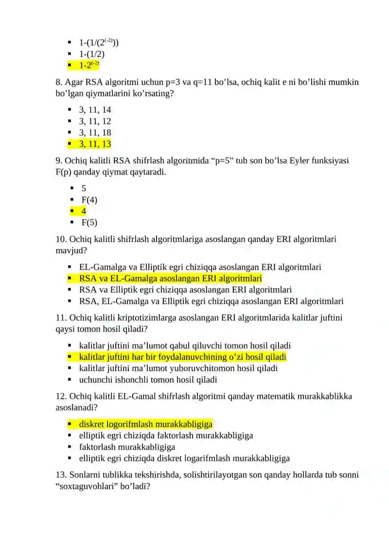 RSA algoritmi 2