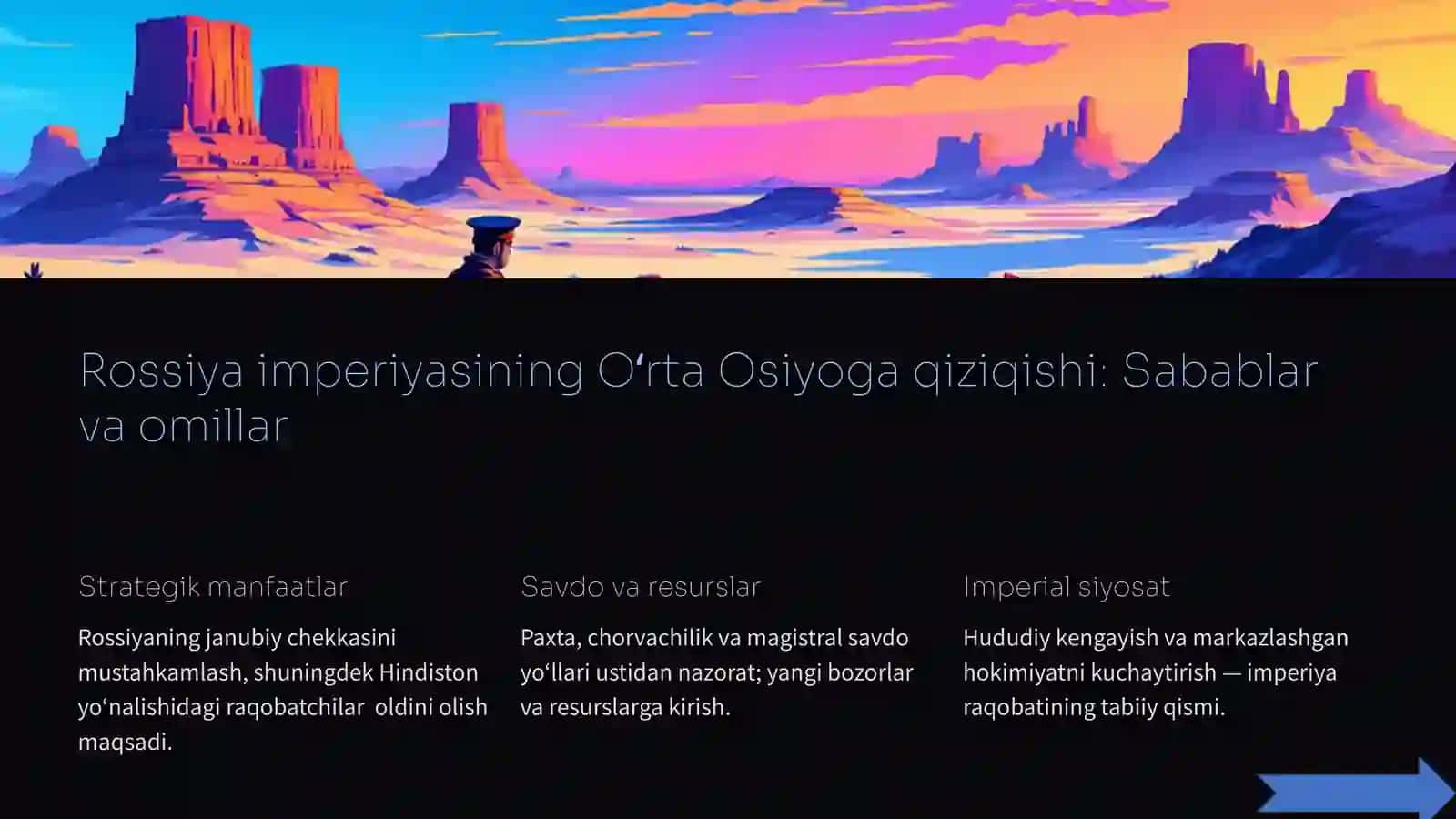 [Oʻrta Osiyo xonliklarining Rossiya imperiyasi tomonidan bosib olinishi] 2