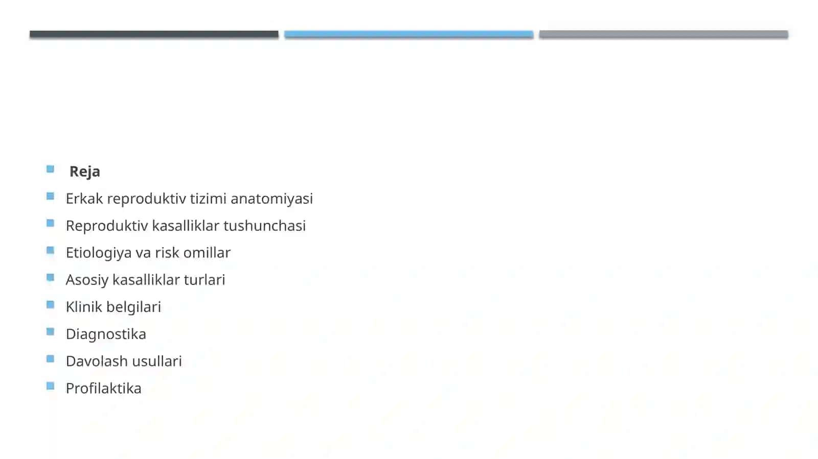 Erkaklarda repraduktiv kasaliklar 2