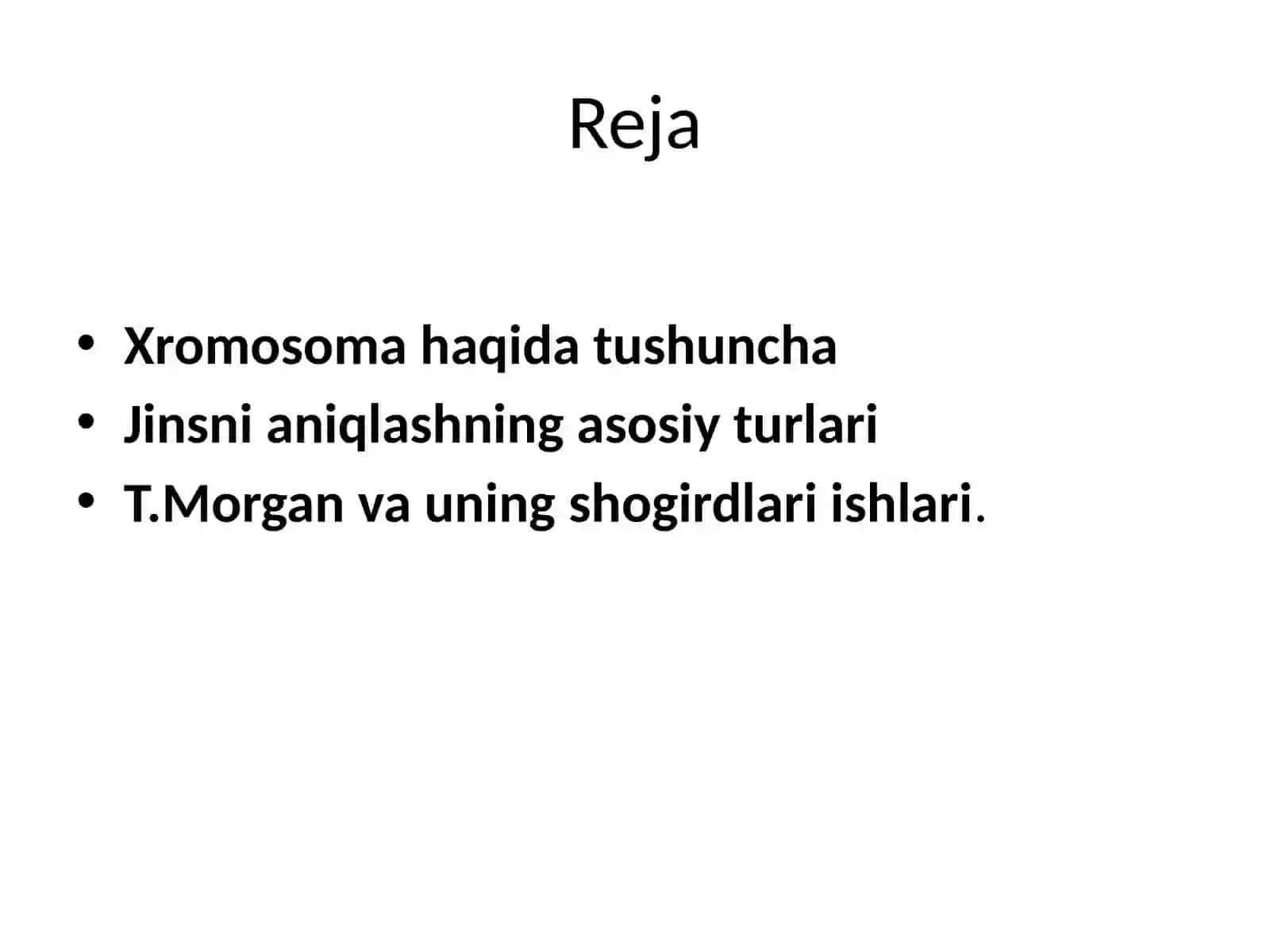 Xromosoma nazariyasi. Bеlgilarning birikkan holda naslga o’tishi 2