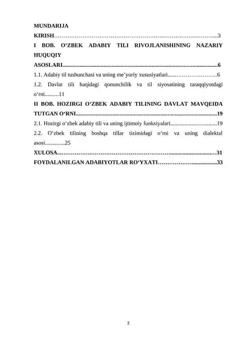 HOZIRGI OʻZBEK ADABIY TILI TARAQQIYOTINI BELGILOVCHI OMILLAR 2
