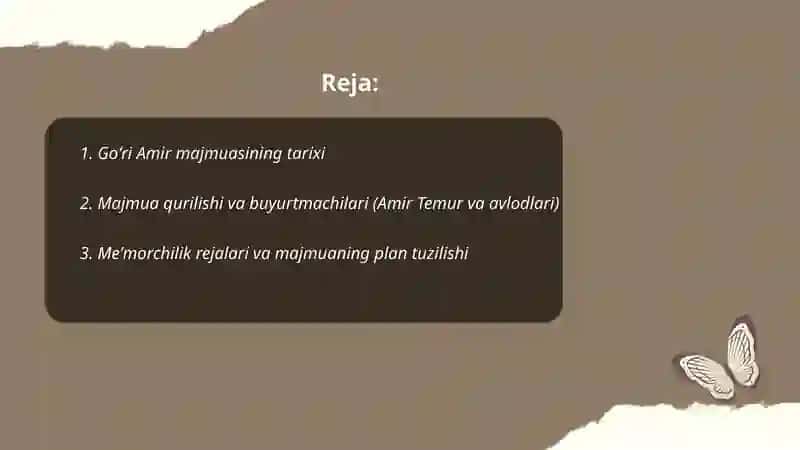 Goʻri Amir majmuasi 2