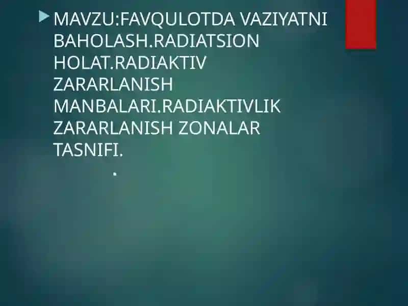 Rаdiоаktiv bulut izi tо’lа pаrchаlаnish 2
