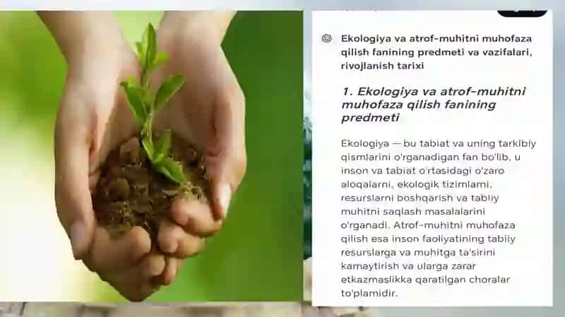 Ekologiya va atrof-muhitni muhofaza qilish 2