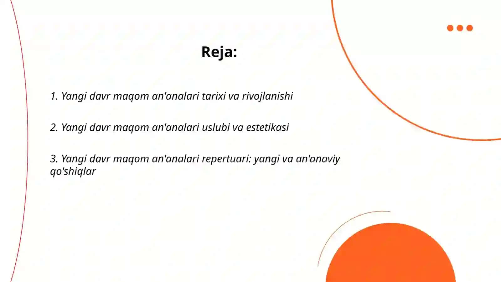 Yangi davr maqom an'analari 2