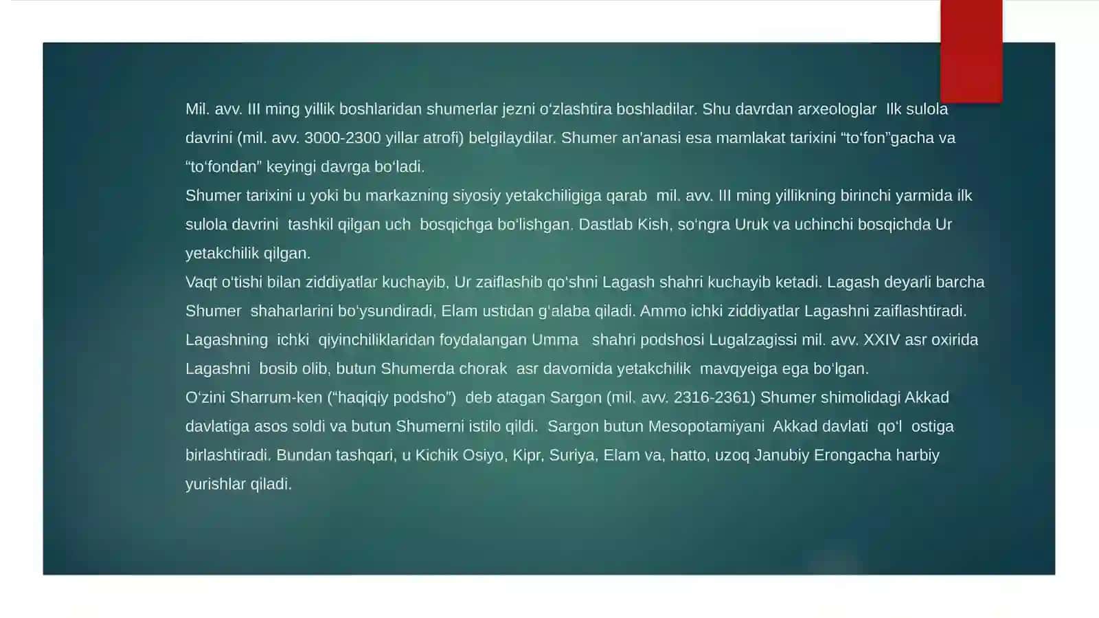Mesopotamiya madaniyati 2
