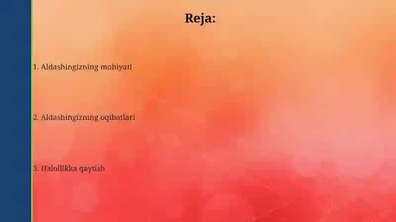 Aldovingizlarning ta'rifi 2