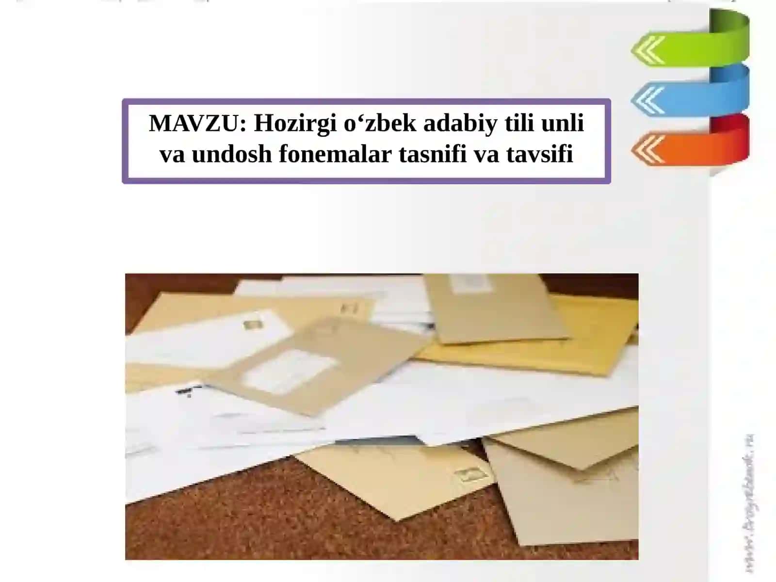 Unli va undosh harflar tavsifi 2