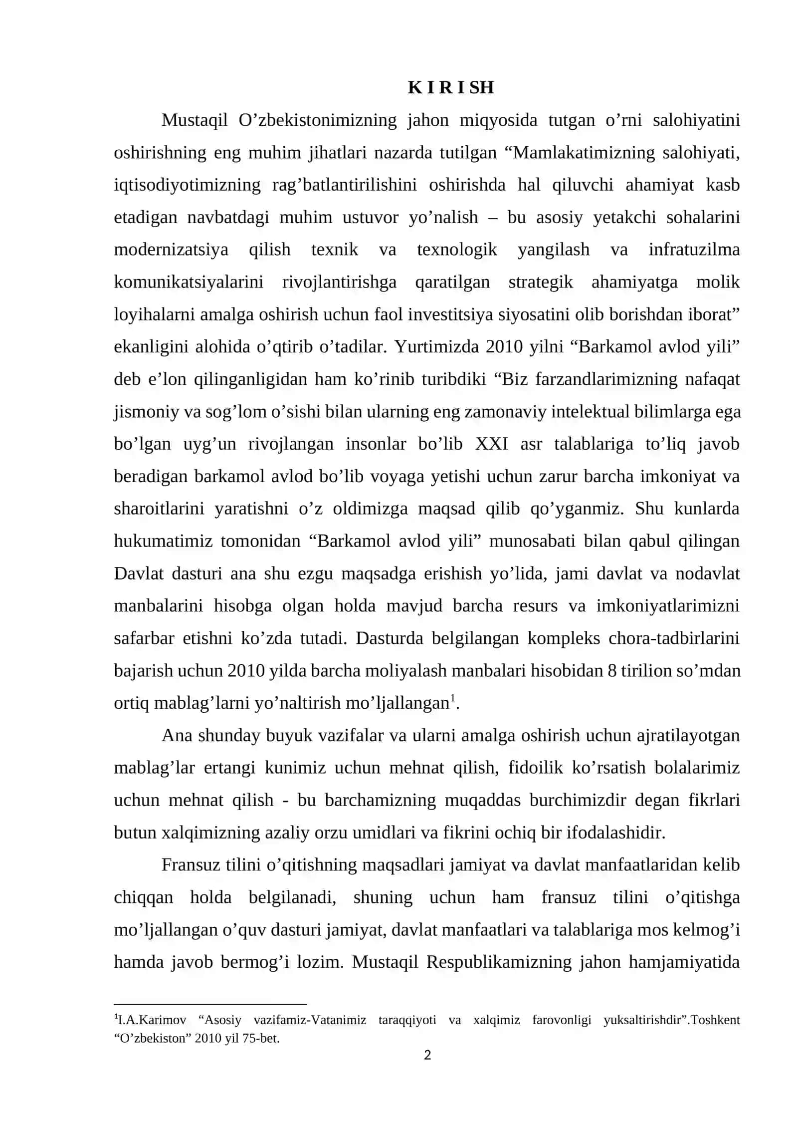 Pedagogik texnologiyalarni qo’llash 2