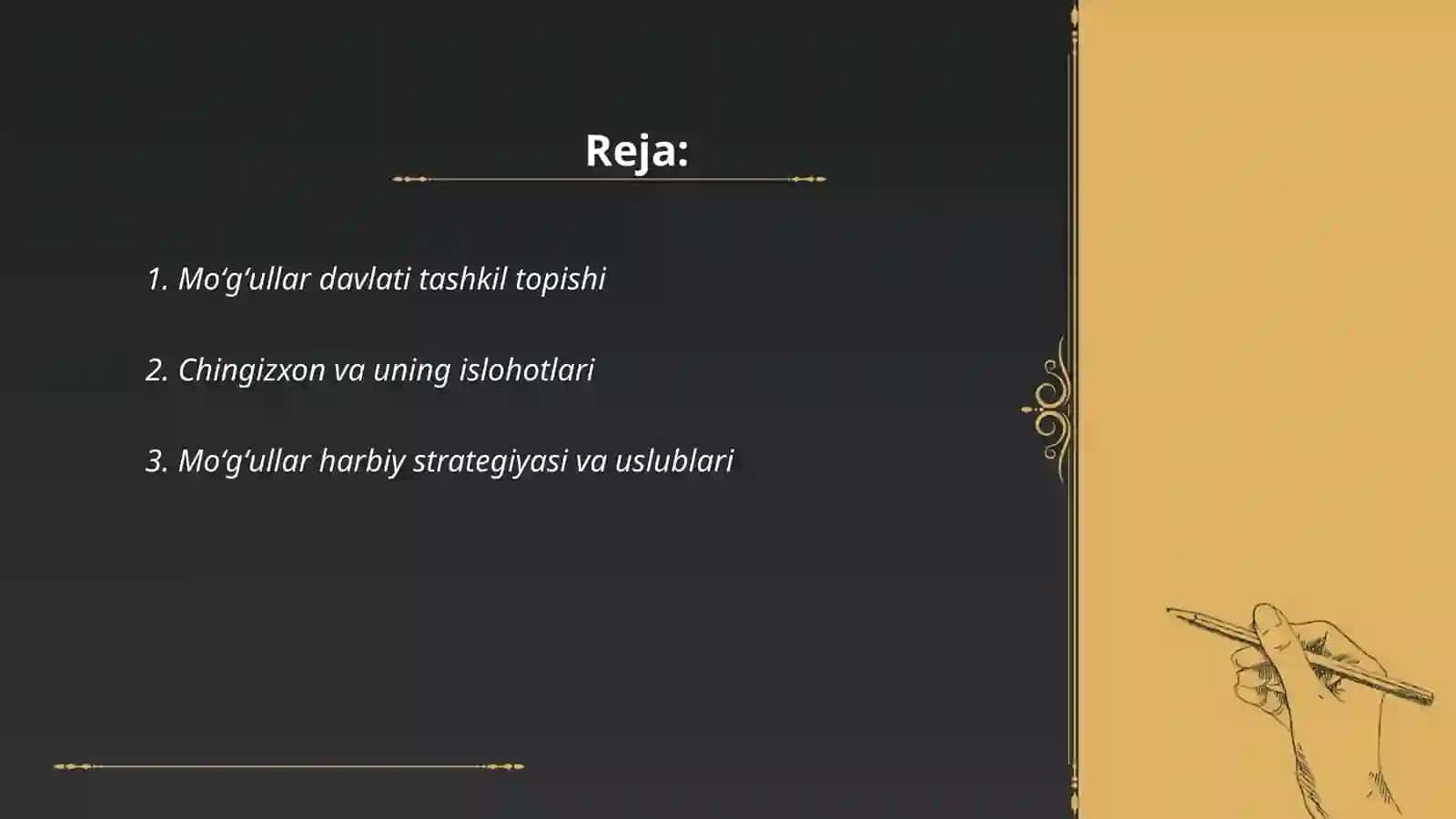 Moʻgʻullar davlatining rivojlanishi 2