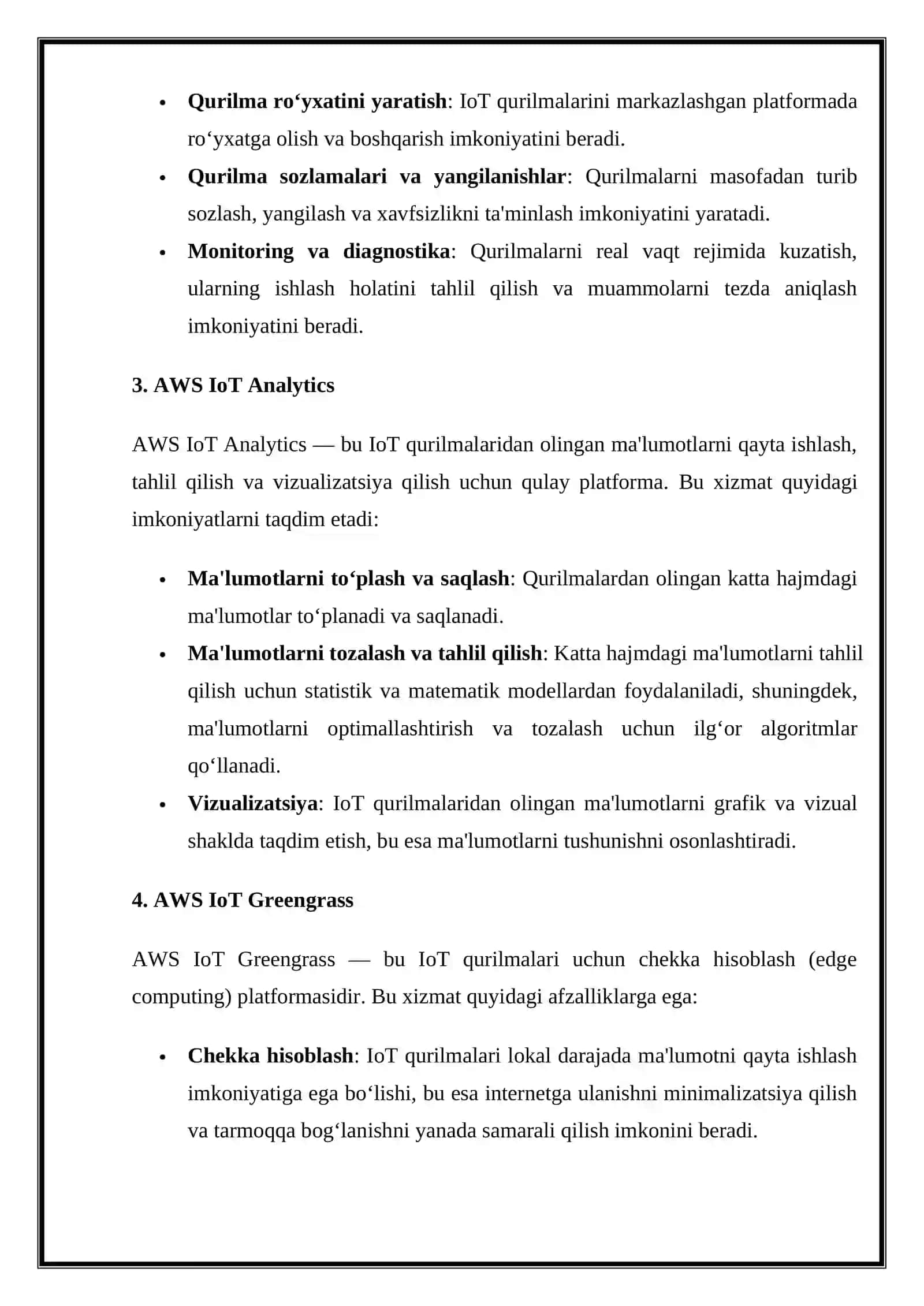 Amazon IoT Texnologiyasi 2