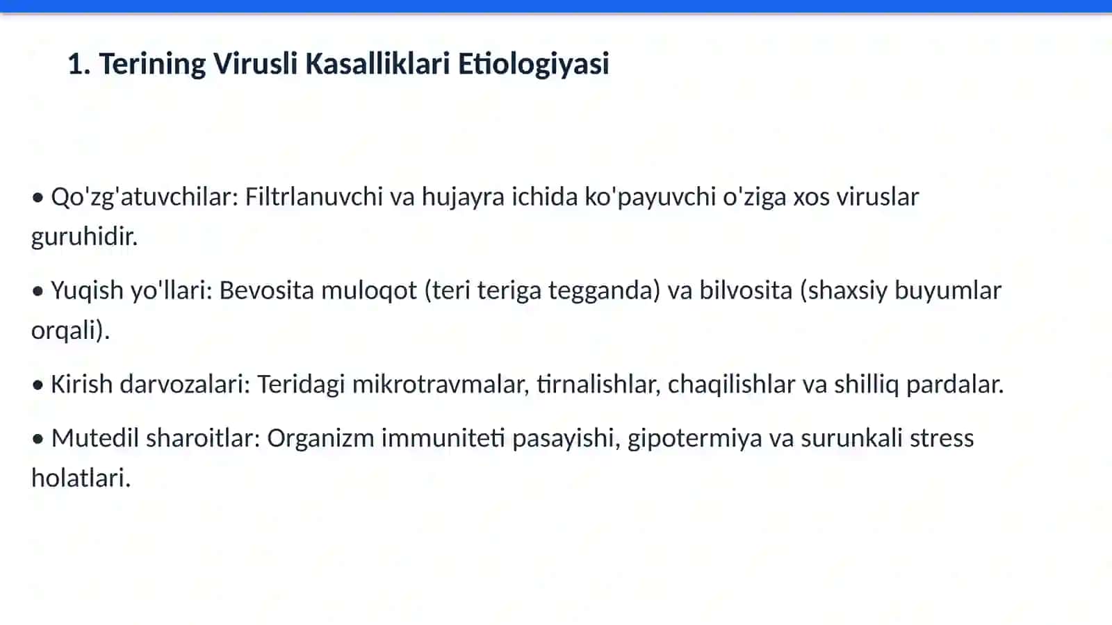 Terining Virusli Kasalliklarida Hamshiralik Ishi 2
